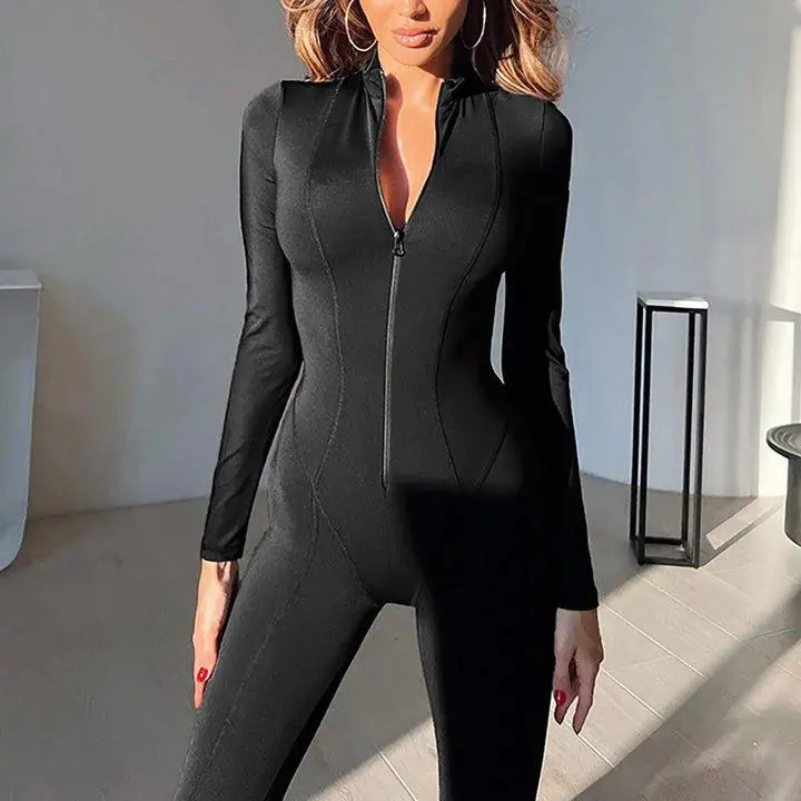 Zip-up Jumpsuit