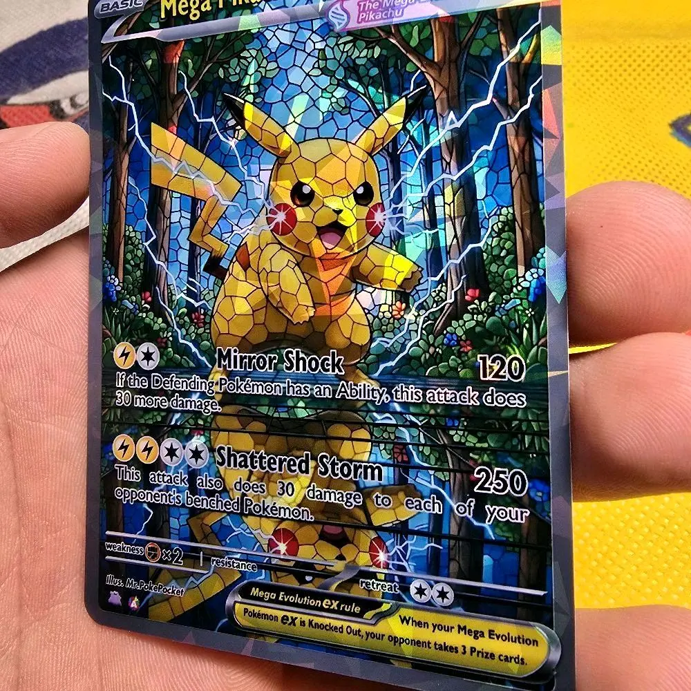 pokemon cards ex mega pikachu Amazon.com: Pikachu V & Vmax SWSH285 - SWSH286 - Pokemon Black Star Promo Card Set