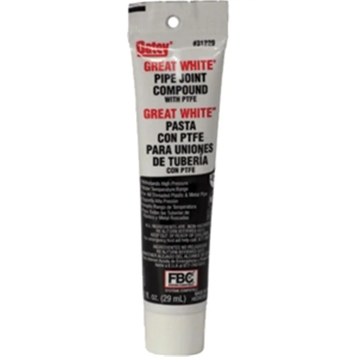 Oatey Non-Toxic Thread Sealant for Pipes - Lubricating Formula that Seals All Threaded Joints and Withstands up to 3,000 PSI on Gases, Paste, For Steam, Non-Hardening, 1 Oz, Boating Water Sports, High-Pressure