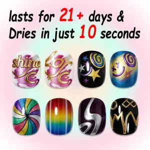 Mothers Day Mom Gifts Nail Art Doodle Pen - 12 Colors Suit, Smooth, Quick-Drying Acrylic Tool for Adults' DIY Cuticle Care, 3D Dot Embroidery, MMA Acrylic Stitching, Home & Salon Nail Supplies, Manicure Cosmetic Dual-Effect Quick-Dry Nail Art Pen  Set