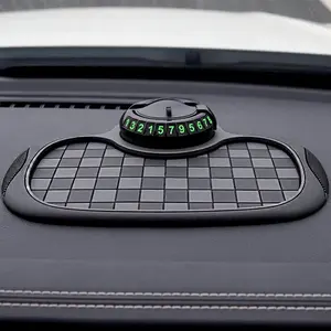 Universal Silicone Car Phone Holder Mount Anti Slip Dashboard Mat, Non Skid Pad, Multi Function Vehicle Organizer for Sunglasses GPS, Car Interior Accessories for Women, Truck SUV