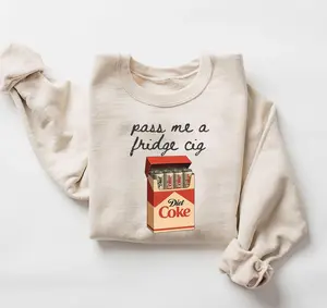 [Sale off up to 50%] pass me a fridge cig Sweatshirt, lover Sweatshirt, Trendy Shirt, Funny Shirt, Emotional, streetwear graphic tee