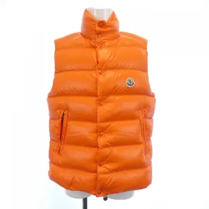 Pre-owned MONCLER Nylon Small Leather Goods Down Vest