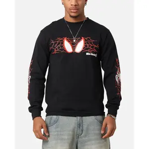 73Studio Marvel Spider-Man Y2K Miles Long Sleeve T-Shirt Black