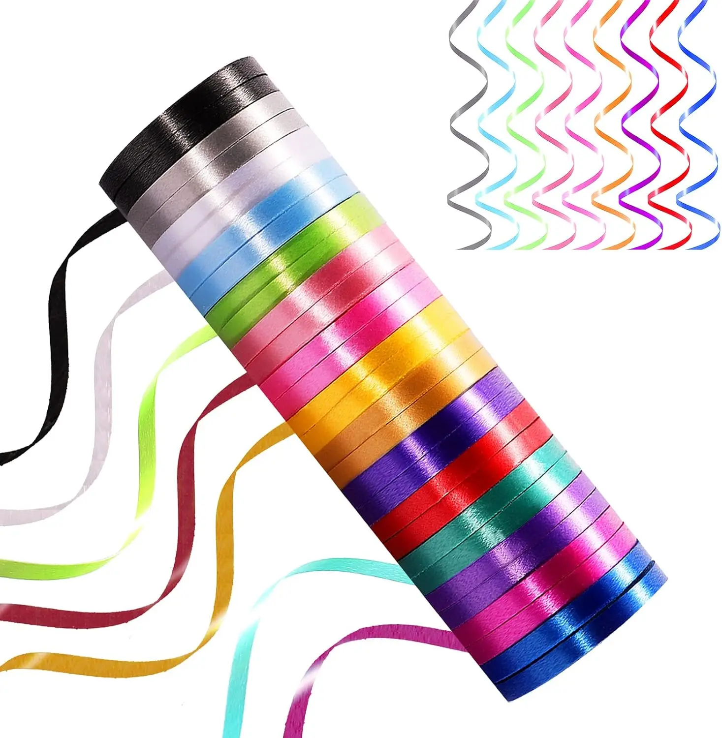 Curling Ribbons for Crafts, Present Wrapping, Florist, and Wedding Party Decor
