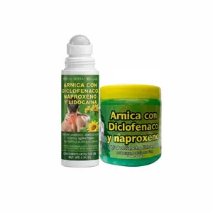 Pain Relief Combo: Diclofenaco y Naproxeno Roll-On + Gel Diclofenaco y Naproxeno 125g