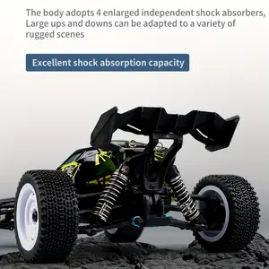 1:16 Scale 4-Wheel Drive Off-Road Truck, Impact-Resistant Brushless Core Electric RC Toy for 6-8 Years Old, Backyard Parent-Child Interactive Off-Roading Games