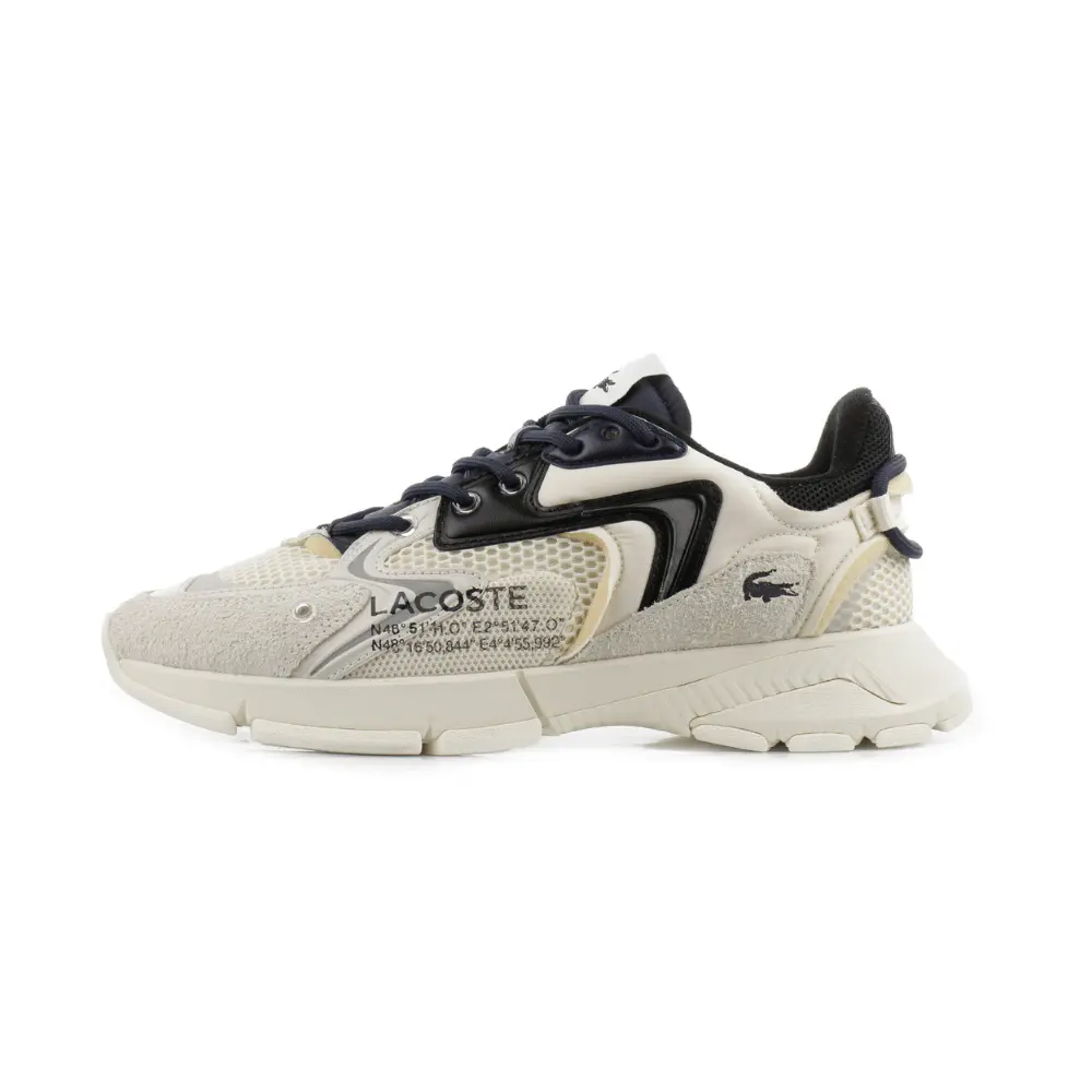 Lacoste L003 Neo Men's Casual Running Shoes - EVA Cushioned, Neoprene Panel Stylish Trainers for Athletic Activities