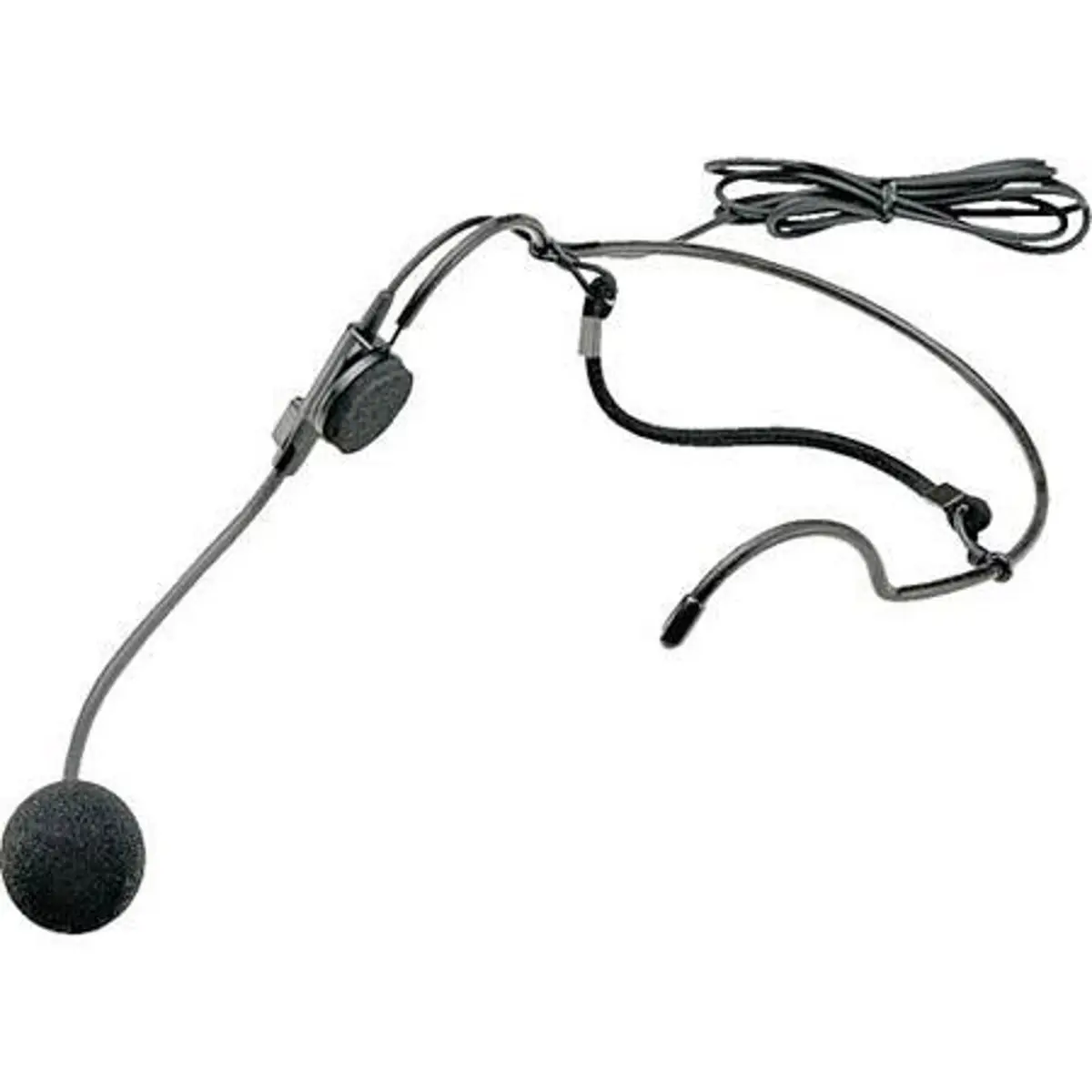 Azden HS-12H Unidirectional, Behind the Head, Headworn Microphone with Professional 4-Pin "HIROSE" Connector