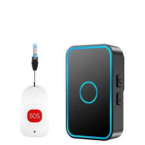 Wireless Home Call Bell for Elderly & Patients Remote SOS Doorbell Long-Distance Care Alert Safety Bell