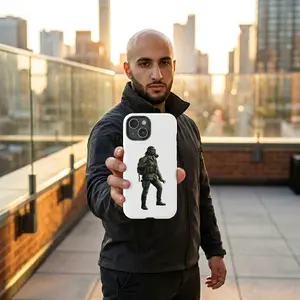Gas Mask Soldier Phone Case | Tactical Post-Apocalyptic Design