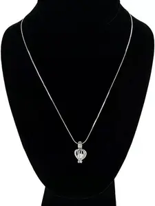 Wishpearl “Especially for You” Necklace with Real Freshwater Pearl – Pendant with Message Card and Box