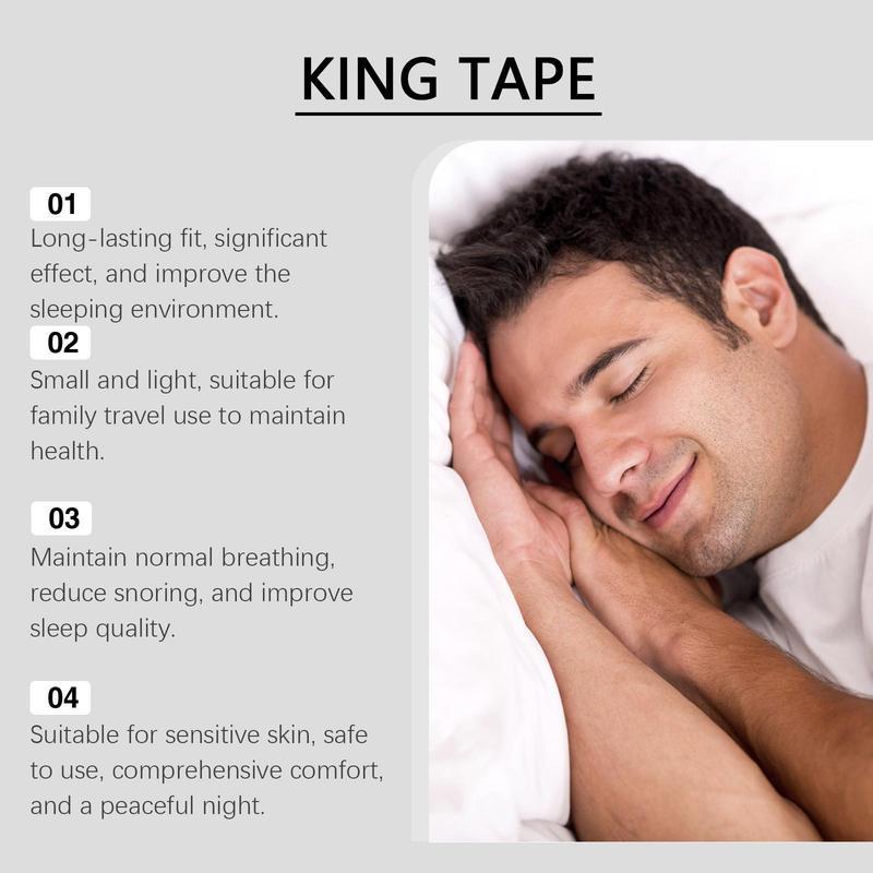 KOEC Mouth Tape for Sleeping - 30 Pcs Gentle Sleep Mouth Strips for Nasal Breathing, Reduce Snoring & Improve Sleep Quality, Safe Comfortable Mouth Seal Tape