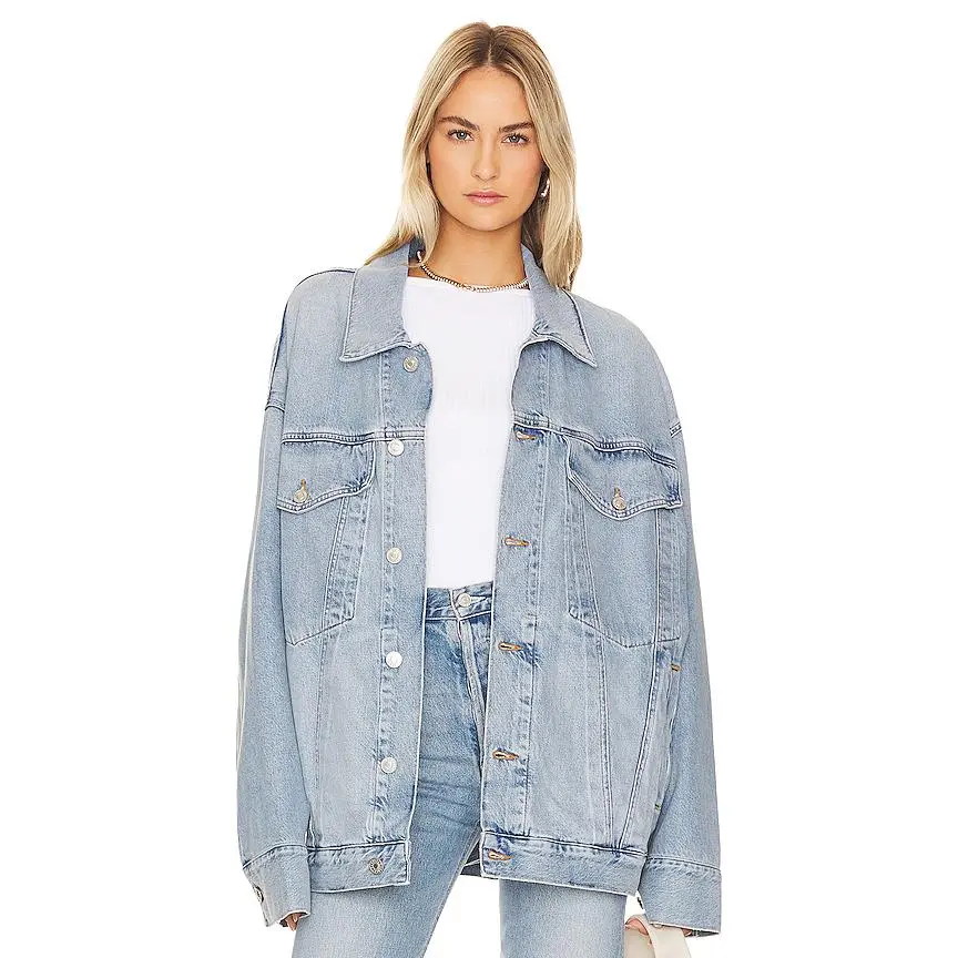 AGOLDE Wayne Denim Jacket in Resent