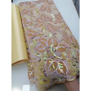 African Velvet Fabric Lace