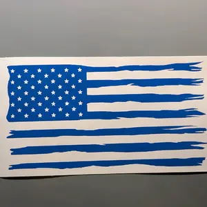 Battle Worn American Flag. Car, Truck, Van, Excavator and House Window Sticker Decal for showing your American Pride, perfect gift for a car lover. stickers