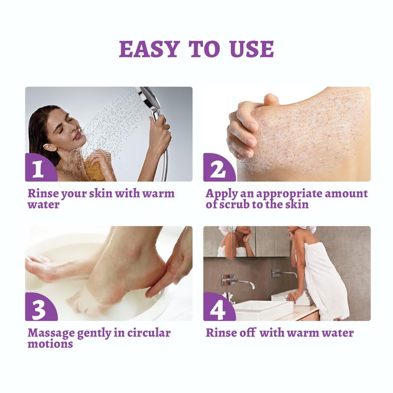 Puolern 10% AHA & BHA Body Scrub - Fight Acne, Keratosis Pilaris, Fade Dark Spots, Nourish Skin Blend Body Care