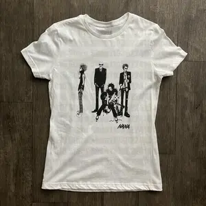Baby Tees Cropped Summer Nana Anime Kawaii Cartoon Graphic T Shirts Women Harajuku Aesthetic Corp Top Casual T-shirts Fashion Y2k T-shirt Punk Casual Trash Basic Gothic Slim T-Shirts Emo Girls 2000s Tops Y2K Tops Japanese Harajuku