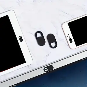 Mobile Phone Privacy Sticker WebCam Cover Shutter Magnet Slider Plastic For IPhone Web Laptop PC For IPad Tablet Camera Seamless Covers Protective Cover