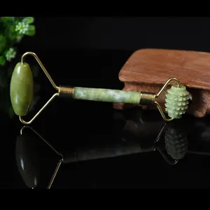 Jade Roller with Dual Rollers for Face and Neck