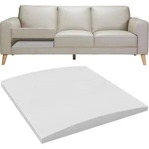 Couch Cushions Support for Sagging Seat 20"X 20"Insert pads Supports Board Sofa Furniture seat Cushion Under Sag Repair, Curved High Density  Replacement for Sectional Loveseat Chair Gy Set of 1