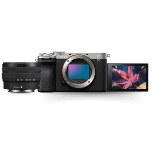 Sony Alpha 7C II Full-Frame Interchangeable Lens Hybrid Camera Body (Silver) with Zoom Lens Bundle
