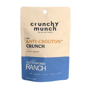 Crunchy Munch OLD FASHIONED RANCH Quinoa Crunch – Creamy Herb Flavor Salad Topping (Healthy Crouton Replacement)