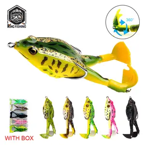 [FreeShip] 5 Counts/Box Simulated Frog Lure Set, Lifelike Artificial Fishing Lure Bait, Portable OutdoorFishing Accessories, Fishing Gear, Fishing Equipment