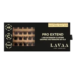 V1 | VOLUME - Pro Extend Lash Clusters in 4 lengths: 10, 12, 14, 16mm TOTAL 48 pieces