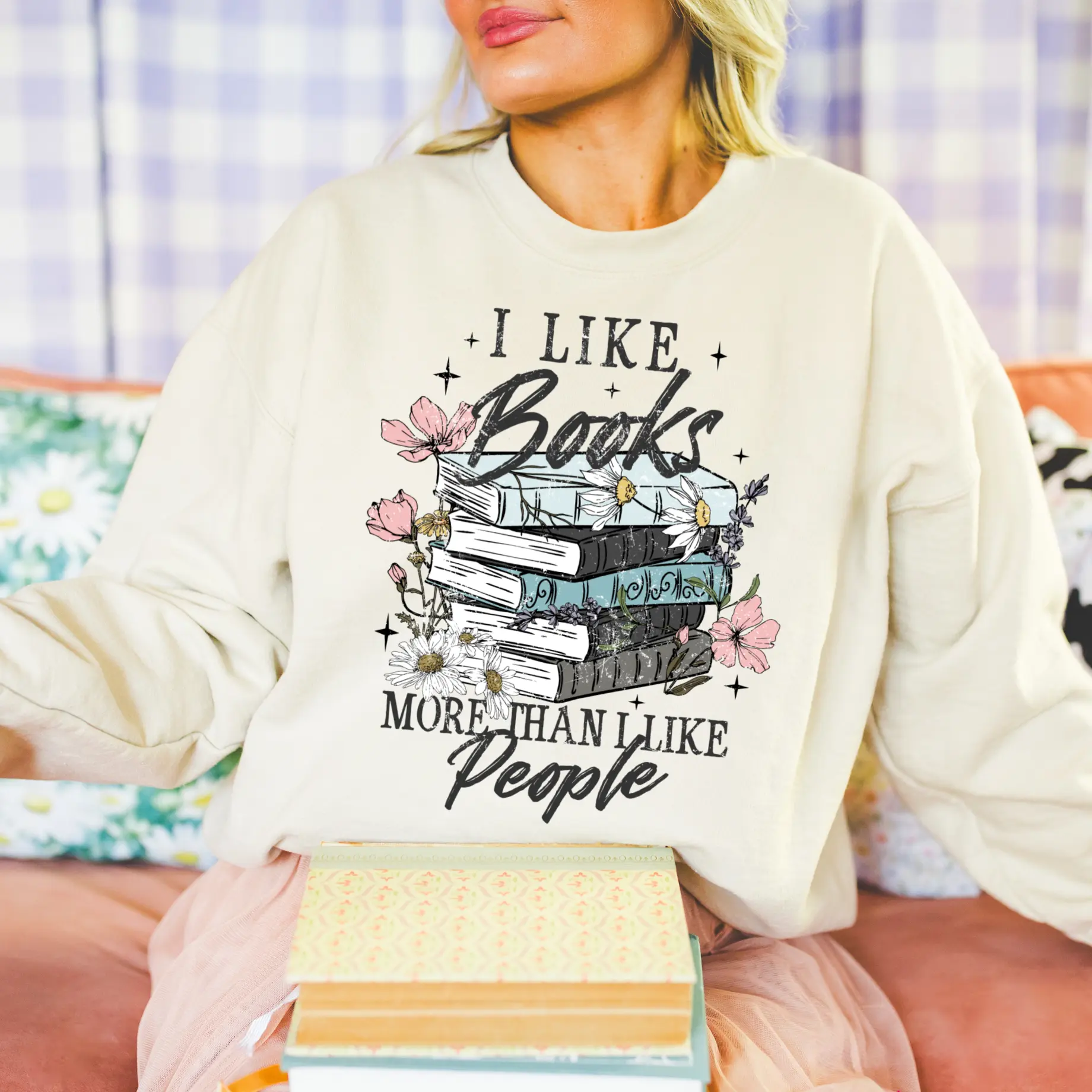 I Like Books DTF Transfers - THIS IS NOT A SHIRT