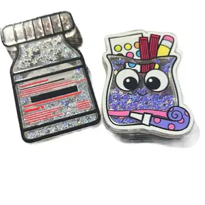 Shaker acrylics for badges or magnets.