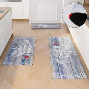 16*24inch/20*32inch/16*48inch,Kitchen Mats for Floor 3 Pieces Set, Non Slip Cushioned Runners Waterproof Comfort Kitchen Rugs and Mats Farmhouse Chef Mat Carpet for Sink,Laundry Room
