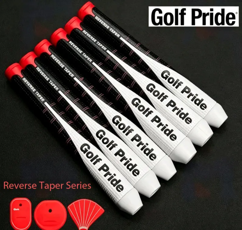Stable Reverse Taper Series Golf Putter Grip - Non-Slip Soft Tacky Functional Replacement Grip for Youth, Pros, All-Weather Comfort, Secure Hold, Hand Relief, 2 Weight Options (Medium, Large)
