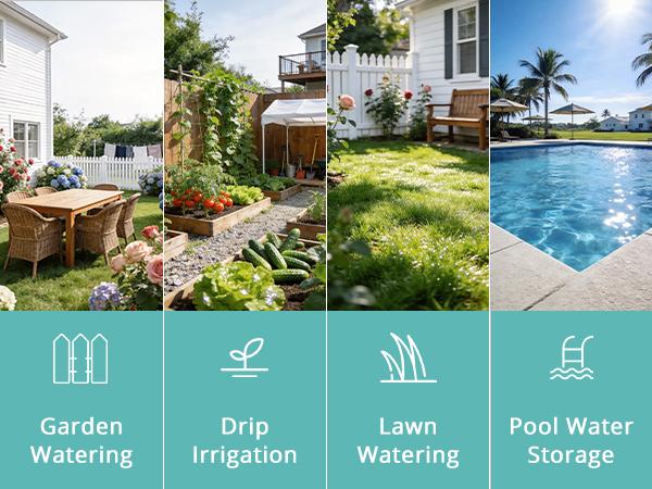 QUOBAS Sprinkler Timer for Garden Hose, Programmable Digital Brass Water Timer with Rain Delay/Auto/Manual 3 Modes, Pool, Lawn, Drip Irrigation System, Battery Powered QUOBAS Sprinkler Timer for Garden Hose, Programmable Digital Brass Water Timer with Rain Delay/Auto/Manual 3 Modes, Pool, Lawn, Drip Irrigation System, Battery Powered