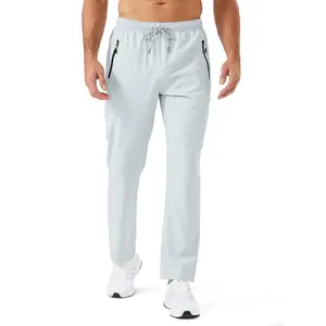 Men's Lightweight Hiking Pants Breathable Quick Dry Fit Waterproof Camping Fishing Running Athletic Active Jogger Pant