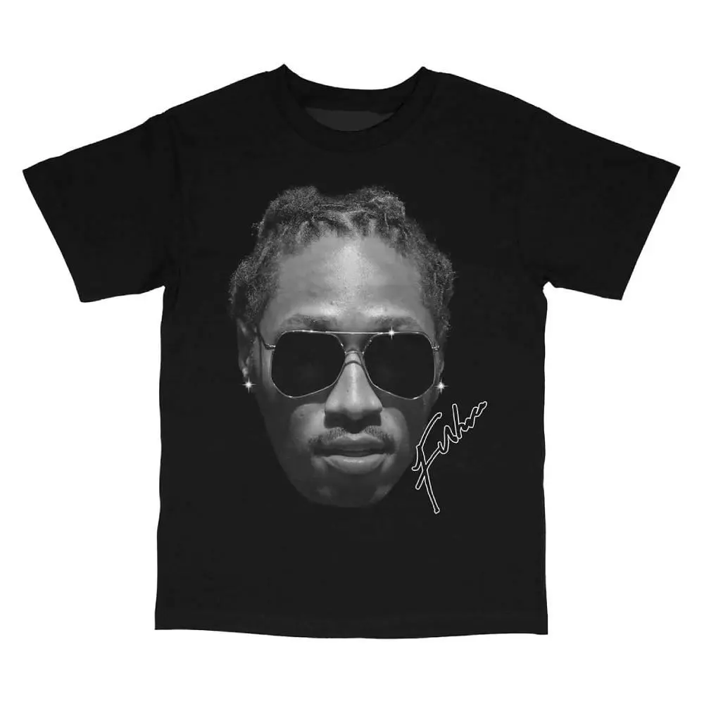 Future Rapper Face Streetwear Vintage Style T-Shirt – Retro Rap Music Fan Tee