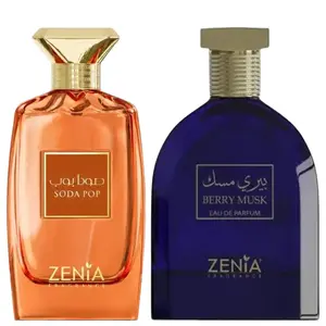 (2pc Bundle Pack) Soda Pop + Berry Musk by Zenia EDP, 3.4 oz
