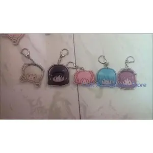 Puella Magi Madoka Magica Tomoe Mami Kaname Madoka Akemi Homura Miki Sayaka Sakura Kyoko Acrylic Shake The Rock Keychain Pendant