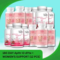 180 DAY ApHr-O-dYte +WOMEN'S SUPPORT （12 PCS）