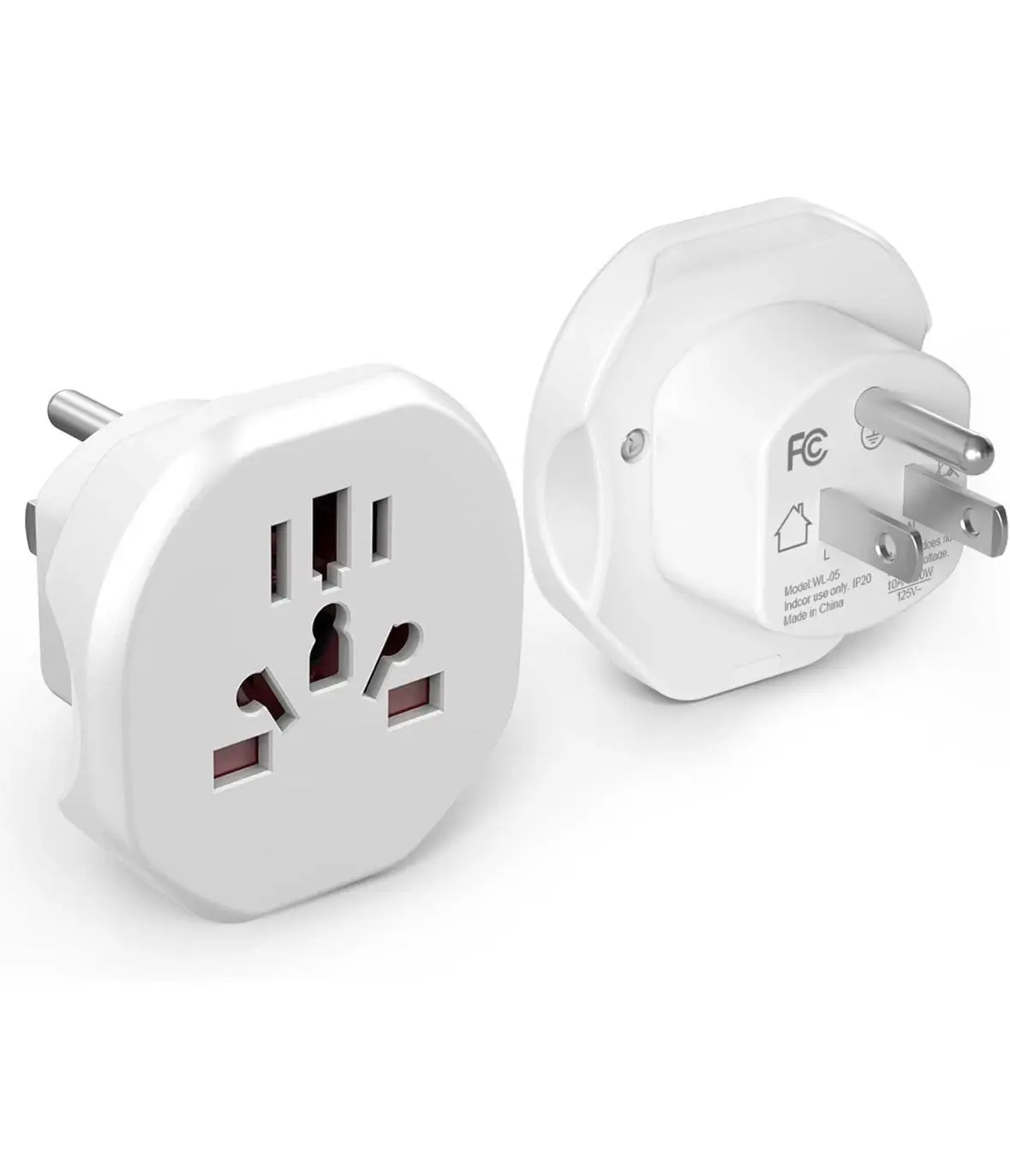 2 Pack Travel Plug Adapter, Type B Europe EU UK Japan Australia China Italy t 2 Pack Travel Plug Adapter, Type B Europe EU UK Japan Australia China Italy t
