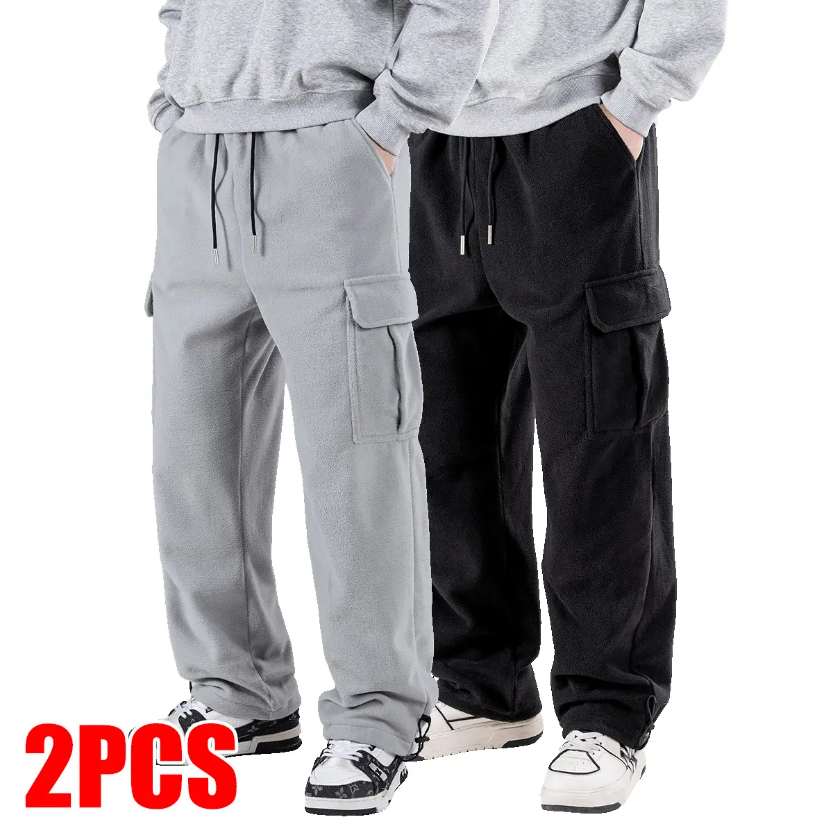 Light gray + black