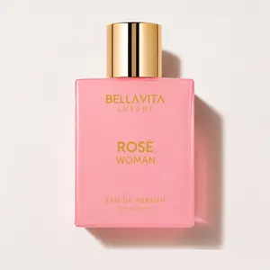 Bellavita Luxury Rose Woman Eau De Parfum 100ML | Floral & Long Lasting Perfume for Women | Luxury & Romantic Fragrance Gift for Women | Vegan & Cruelty Free