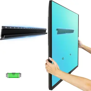 No Stud TV Wall Mount for 12-55 inch TVs, No Drill TV Mount Holds up to 100 lbs,Studless Drywall TVs Bracket, Bubble Level Included, Low Profile, Non Screw, Easy to Install for Bedroom Living Room