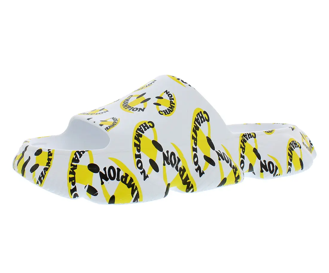 Champion Meloso Squish Smile Slide Mens Shoes - TikTok Shop