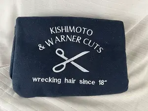 Embroidered Kishimoto and Warner Crewneck, Shatter Me Sweatshirt, Embroidery Shatter Me Hoodie, Aaron Warner Sweatshirt, Book Lover Gift