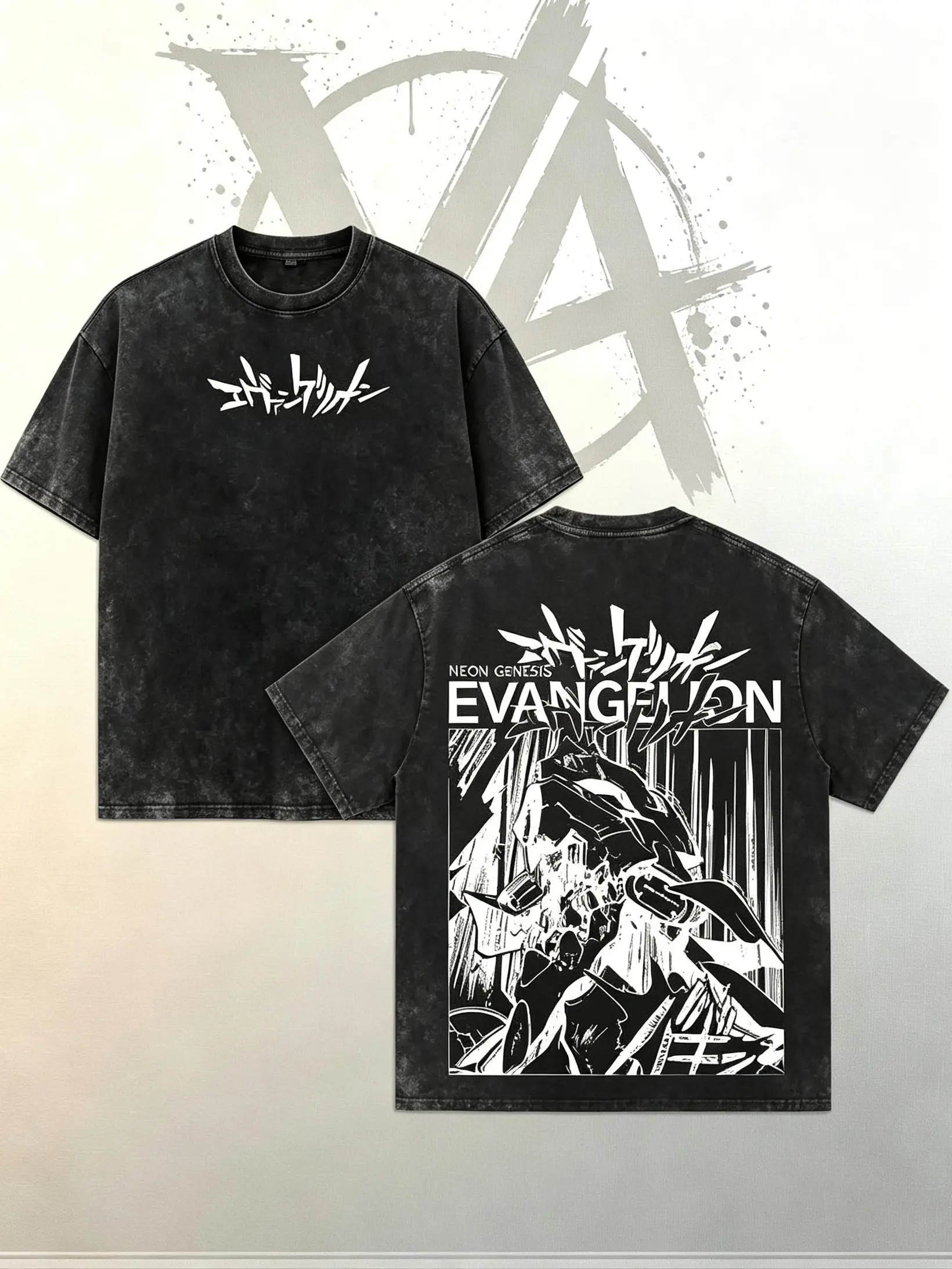 [AVT]valentine shirts Neon Genesis Evangelion - Shin Seiki Evangelion Anime Manga Washed Heavy Cotton T-shirt, Gift For Anime Fan, Anime Lover, Manga Lover Gift Gift For Him Gift For Her,trendy t-shirts,humor symbol t-shirt,funny shirts men,student shirt