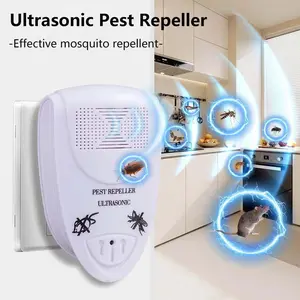 Variable Frequency Ultrasonic Pest Repeller, Indoor Electronic Mouse Repellent, Home Mosquito Insect Repeller, Multiple Plug Options Available