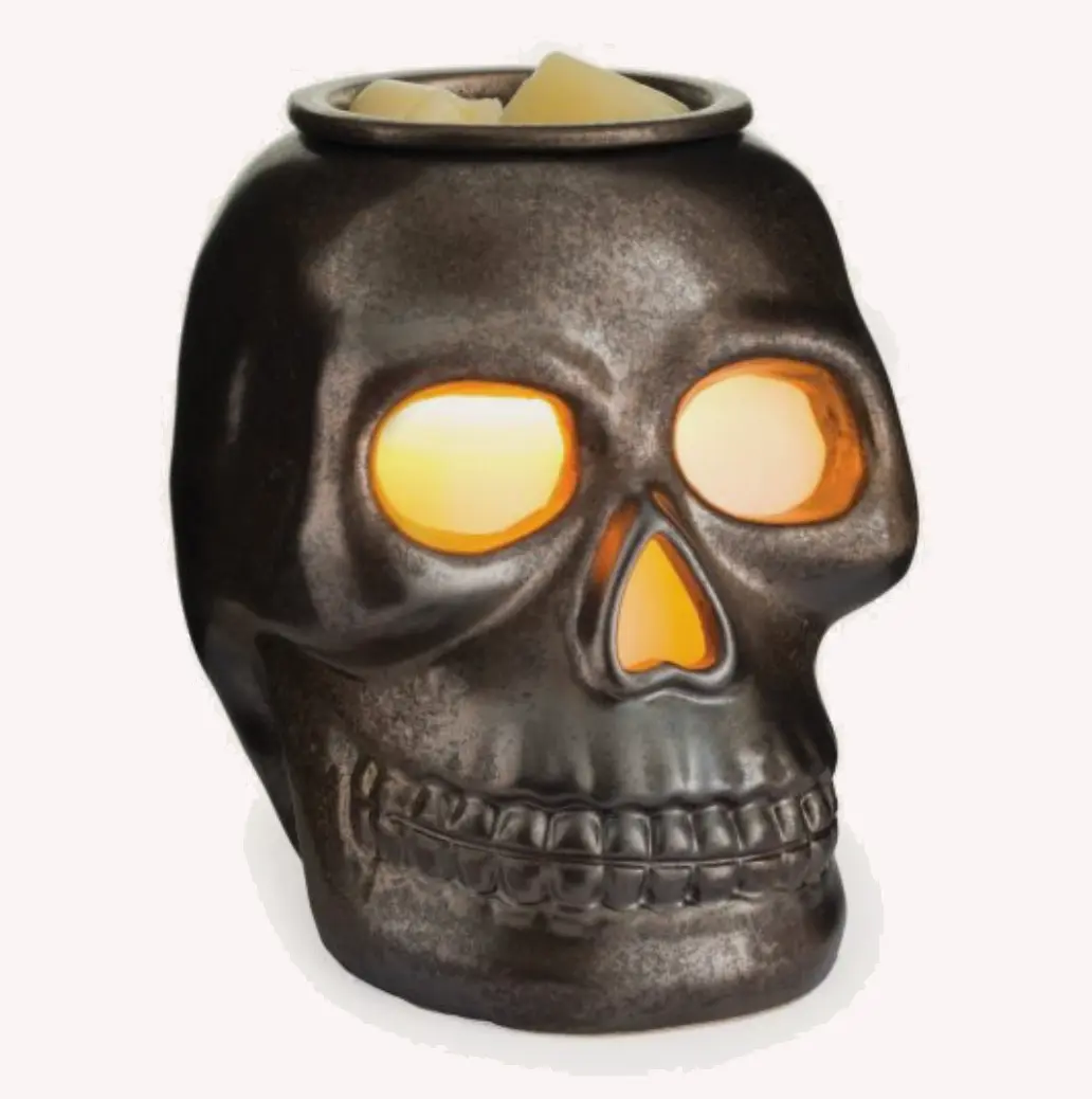 Skull wax warmer