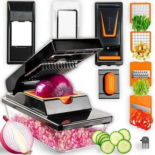 Granitestone Nutrislicer XL All-in-One Mandoline Vegetable Slicer and Chopper Granitestone Nutrislicer XL All-in-One Mandoline Vegetable Slicer and Chopper