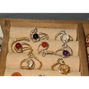 Adjustable Carnelian Ring · Zodiac Jewelry for Leo & Aries · Handmade Gemstone Ring